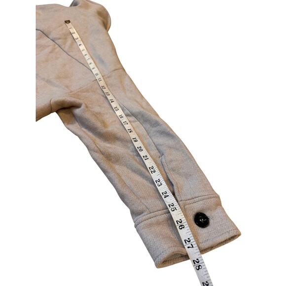 Zara Manteco Beige Wool Jacket Men’s Size Large Button Front Coat - Picture 5 of 7